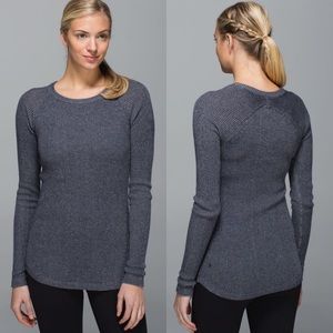 lululemon | Cabin Yogi Long Sleeve Sweater Dark Grey